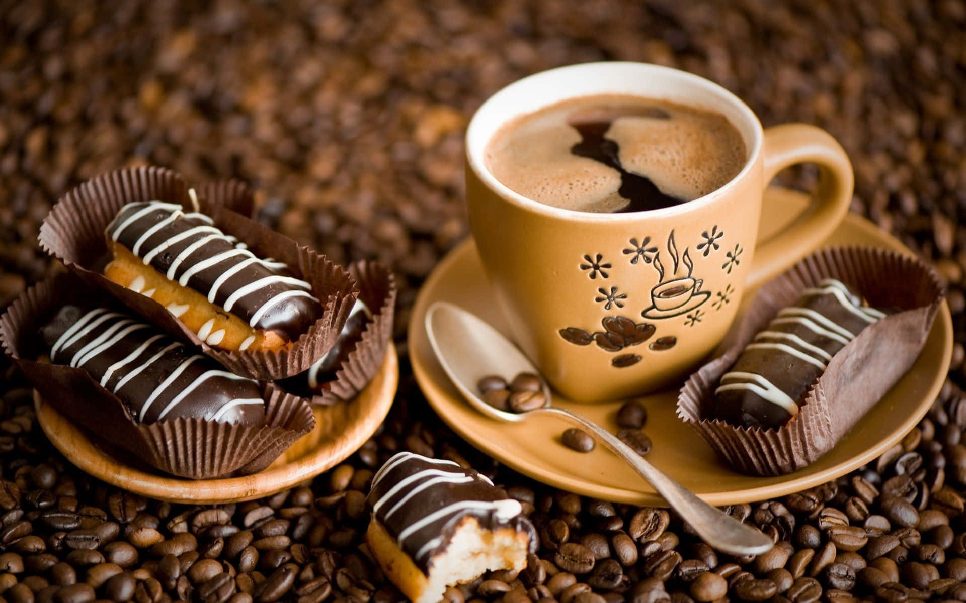 Cute Coffee [wallpaper] Background