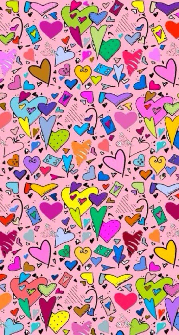 Cute Colorful Tiny Hearts