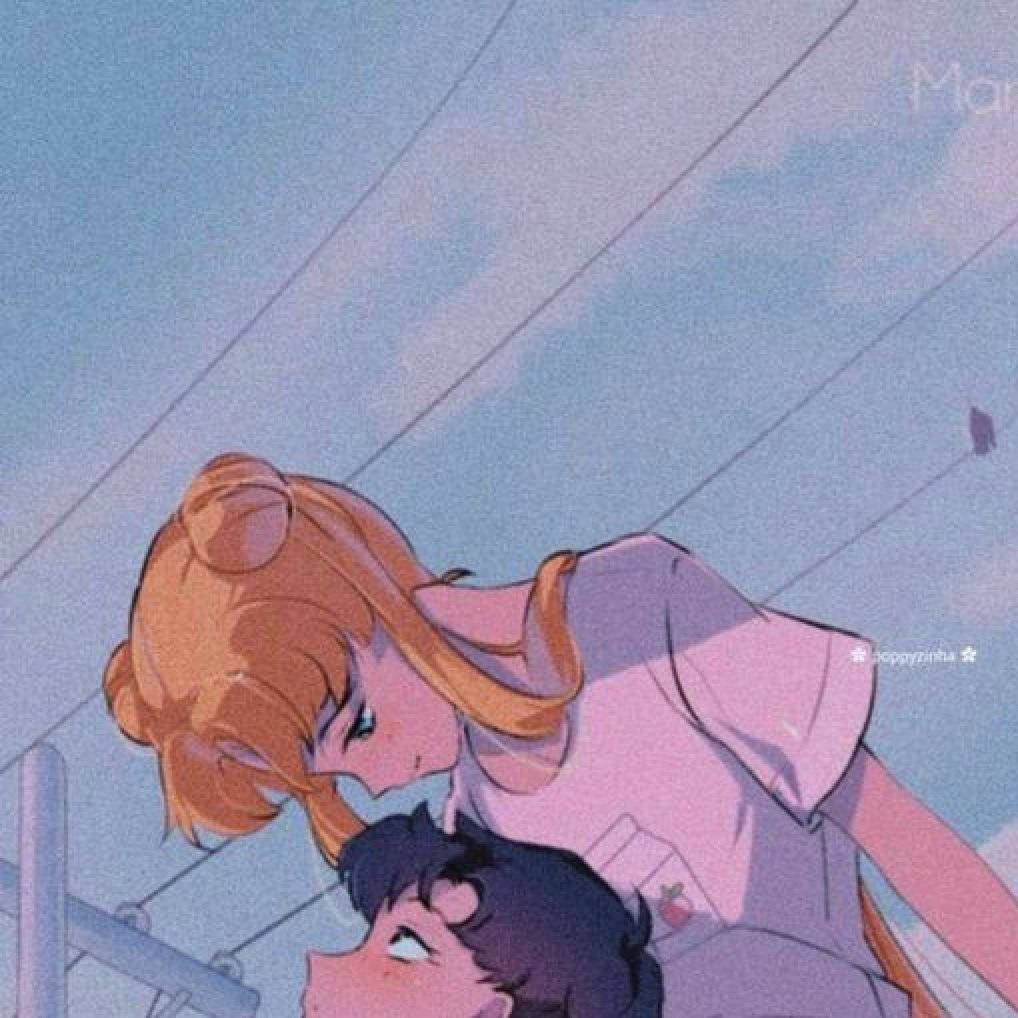 Cute Couple Matching Sailor Moon Background