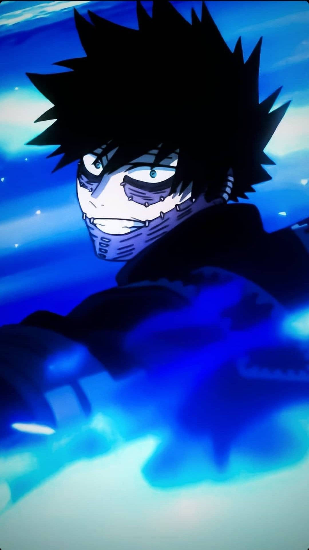 Cute Dabi Surrounded By Flames