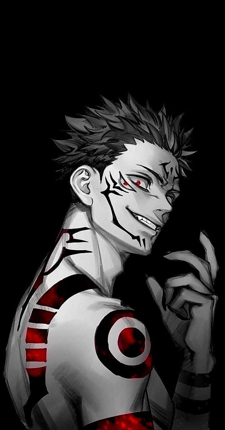 Cute Dark Anime Jujutsu Kaisen Sukuna Background