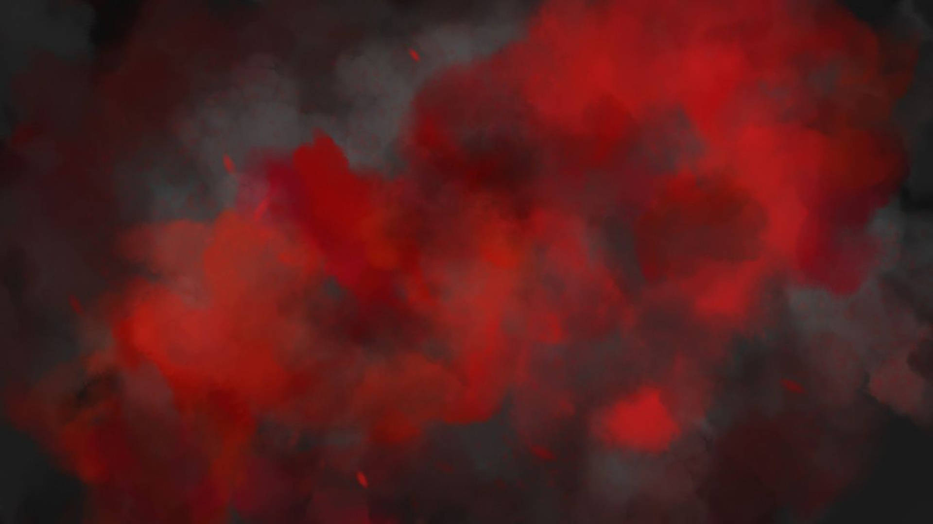 Cute Dark Red Cloud Bursts Background