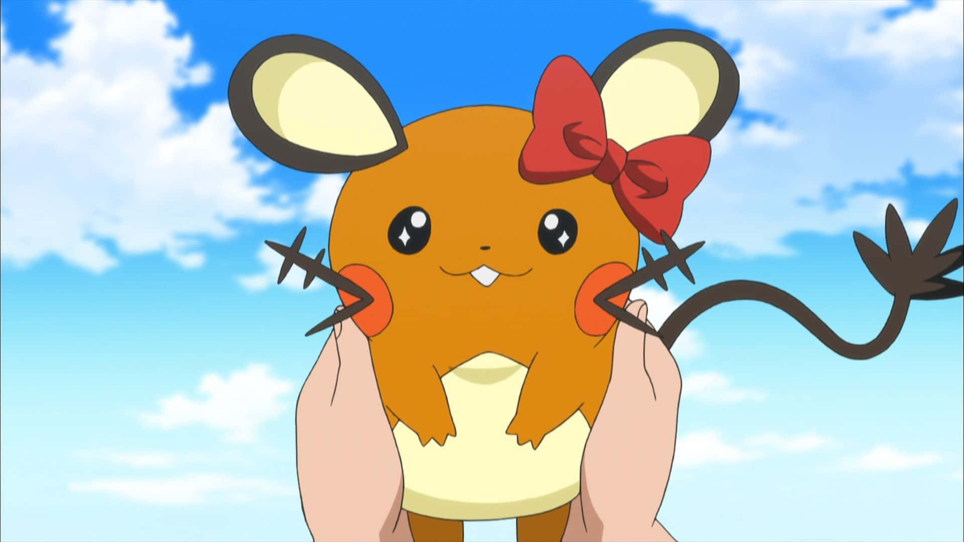 Cute Dedenne With Ribbon