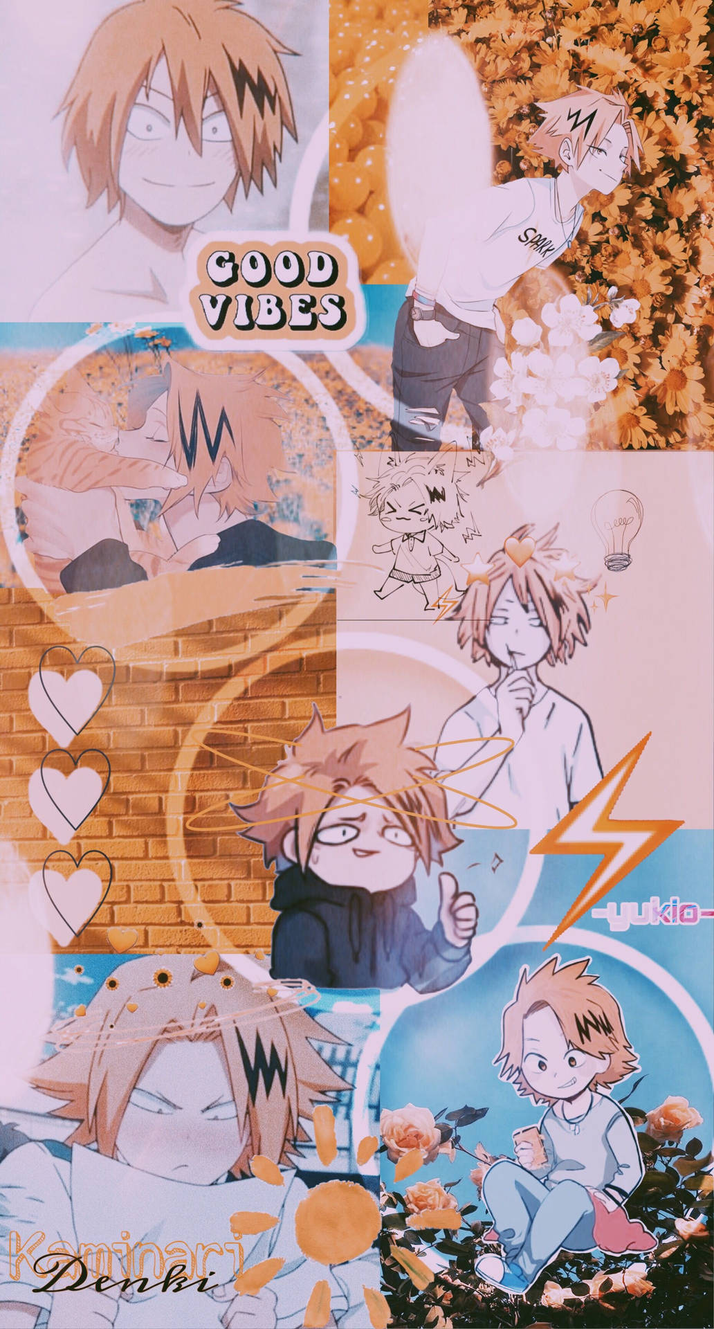 Cute Denki Aesthetic Collage