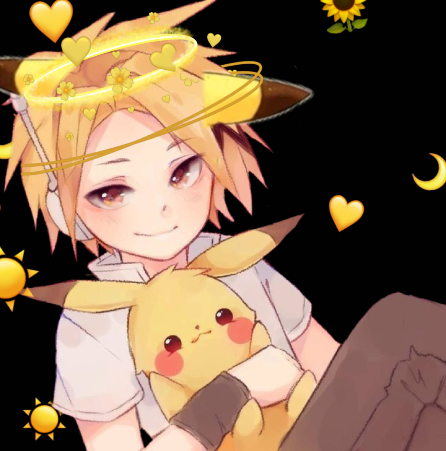 Cute Denki Pikachu Background