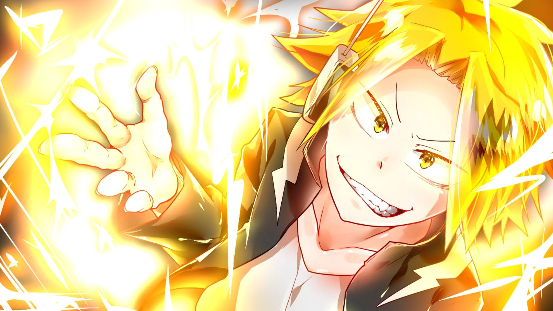 Cute Denki Quirk Background