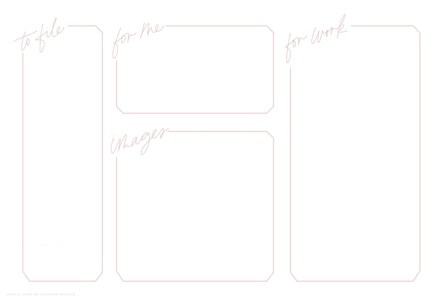 Cute Desktop Organizer Blank Stationery Background