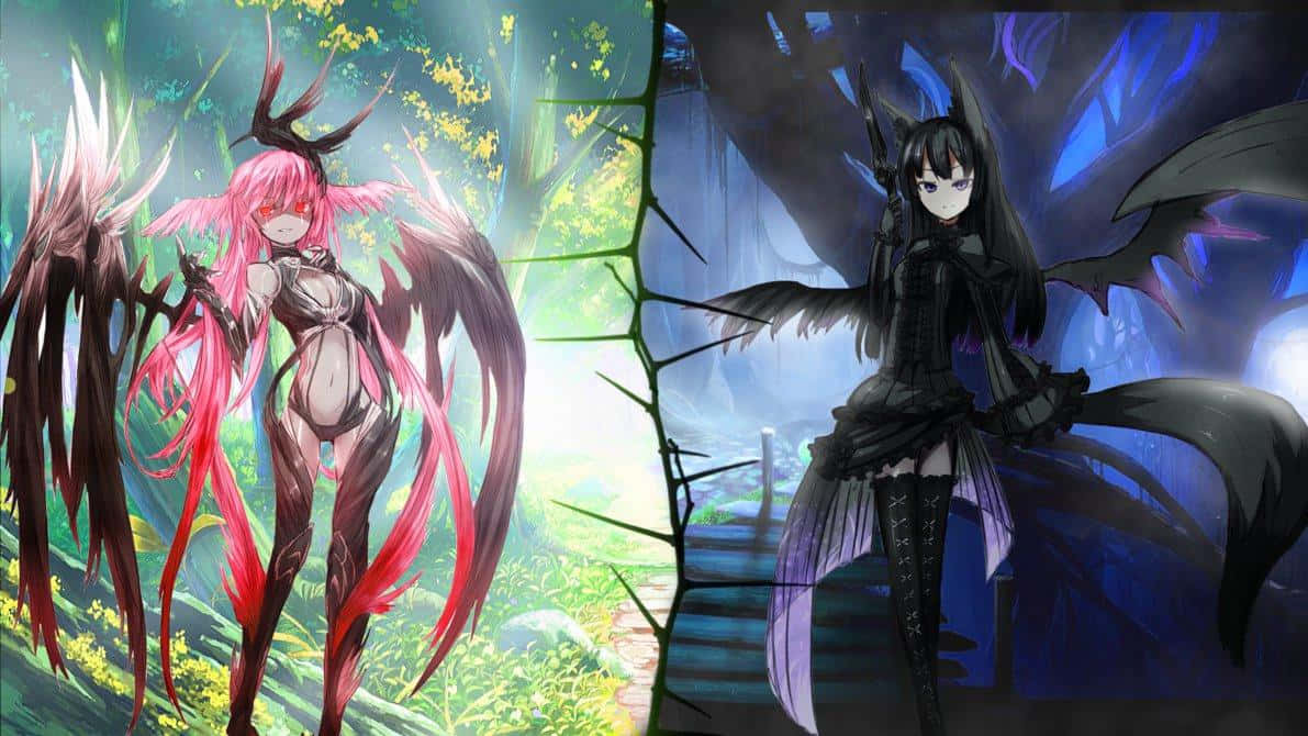 Cute Devil Girl 1191 X 670 Background