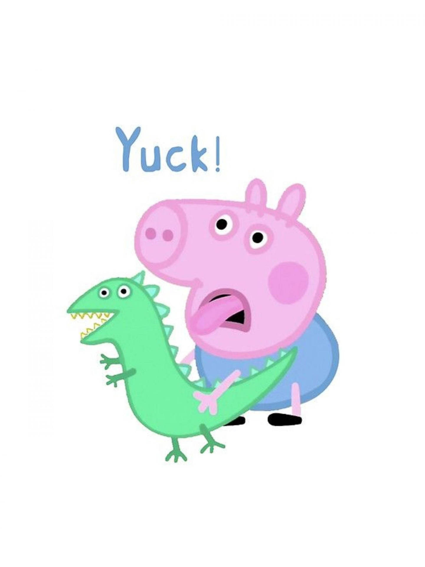 Cute Dinosaur Phone Peppa Pig Background