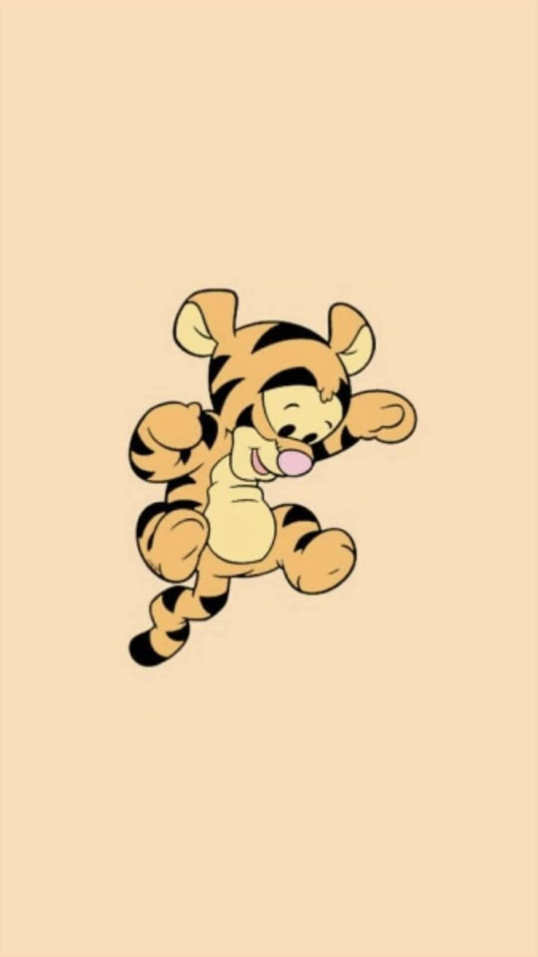 Cute Disney Aesthetic Baby Tigger Background