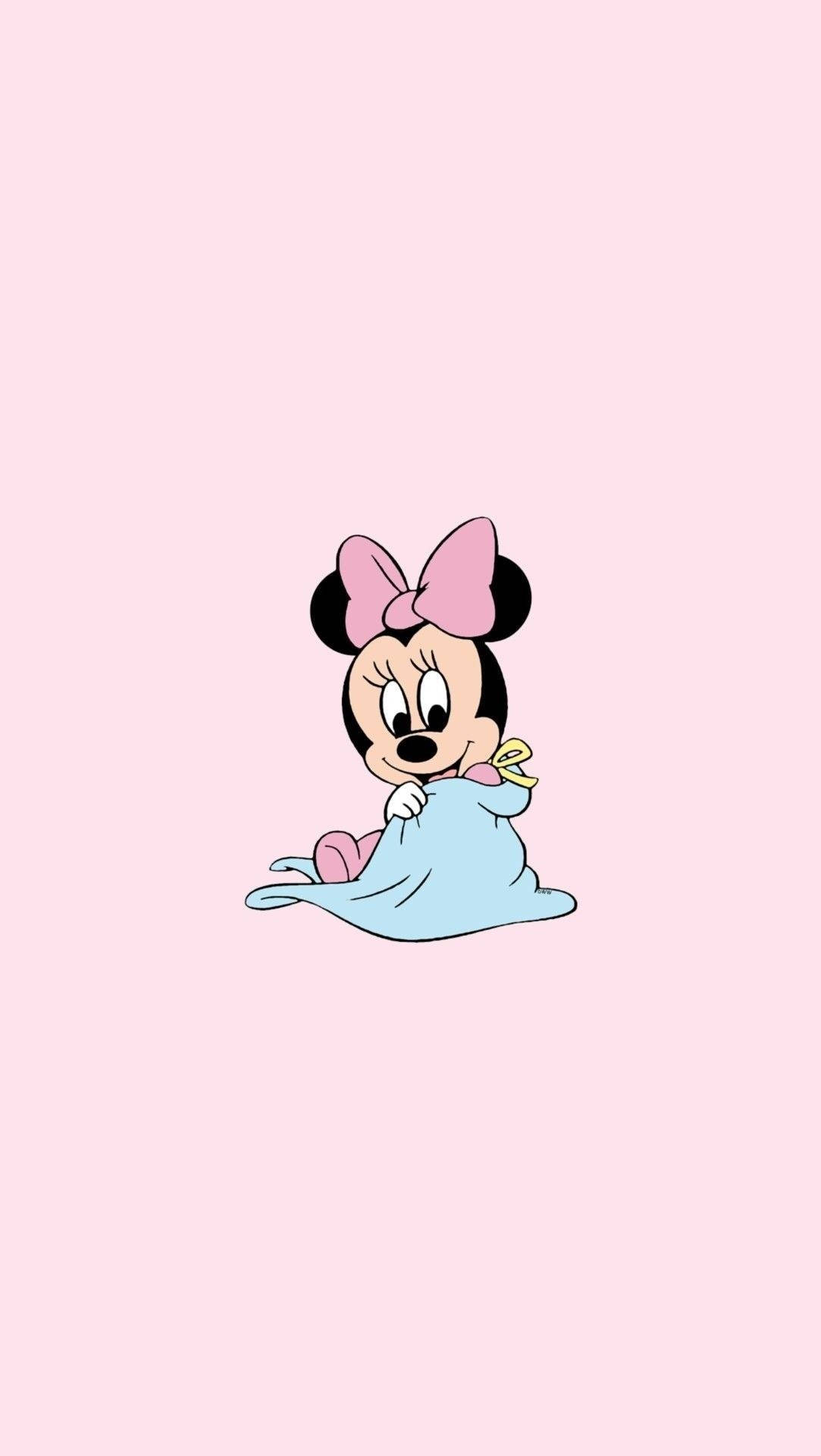 Cute Disney Aesthetic Minnie Mouse Background