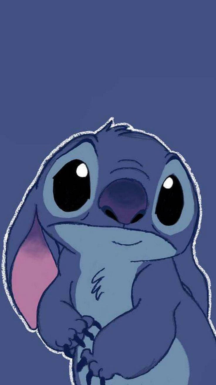 Cute Disney Puppy Eyes Stitch Background