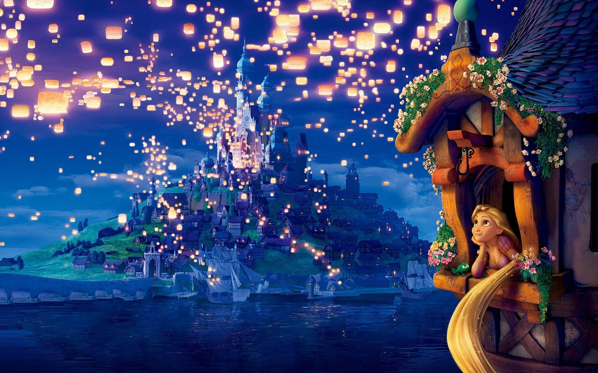 Cute Disney Tangled Rapunzel Background