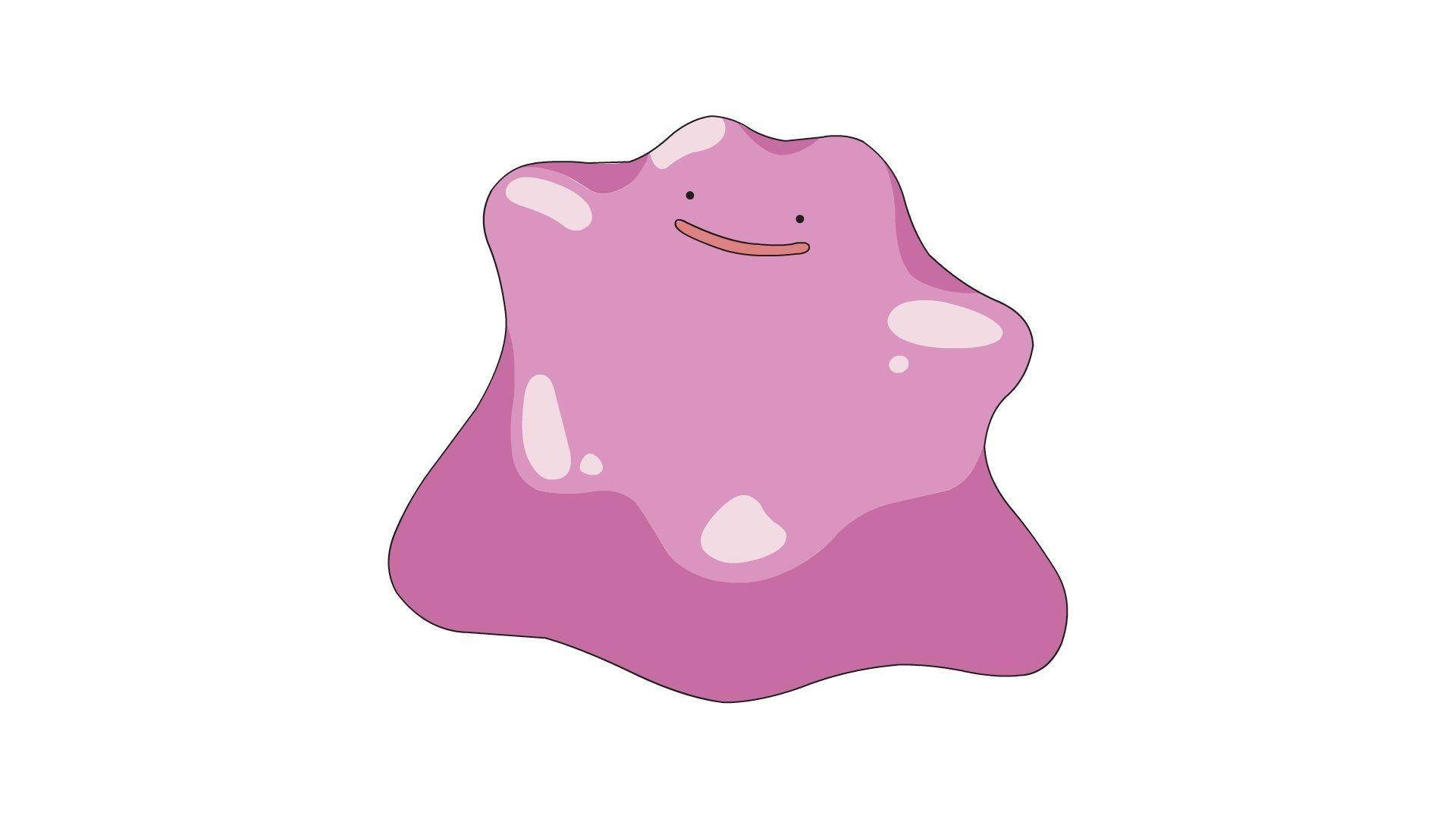 Cute Ditto Smiling Background
