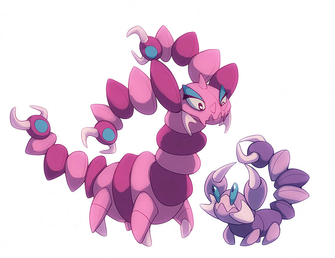 Cute Drapion And Skorupi Background