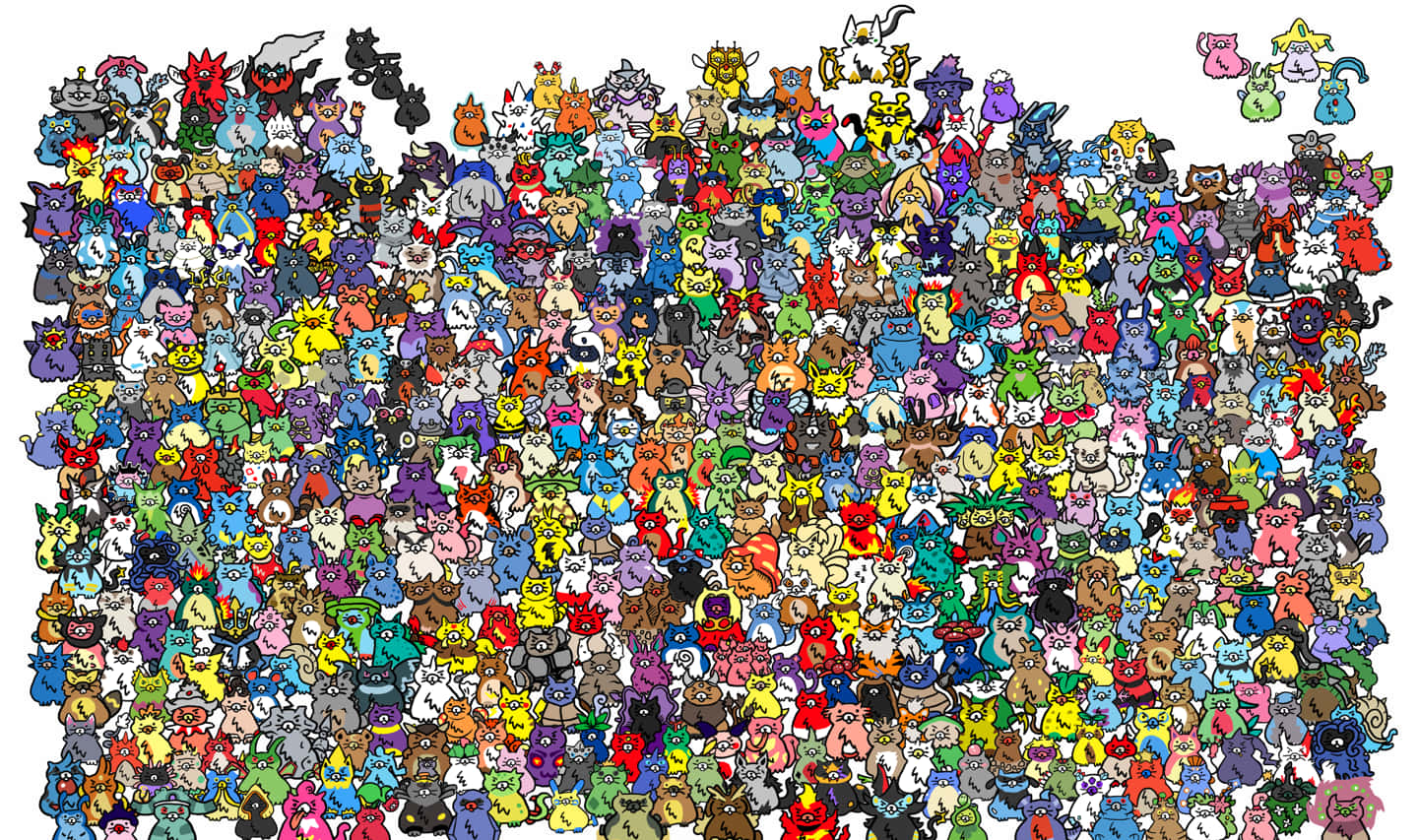Cute Drawing Of Every Pokemon Background