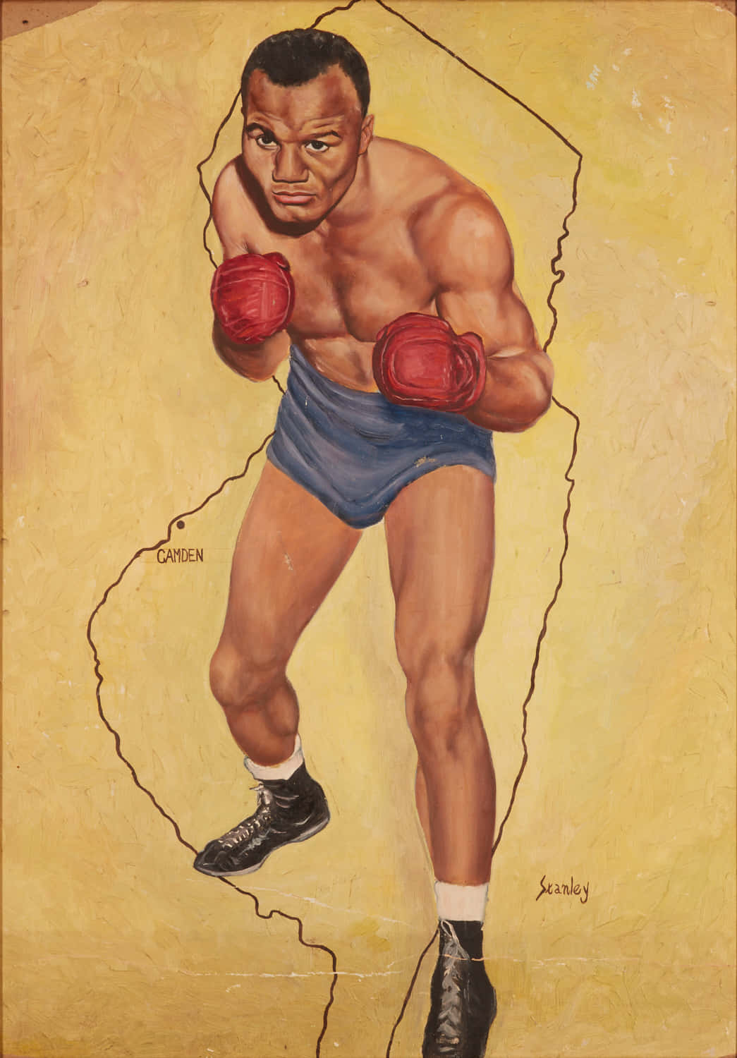 Cute Drawing Of Jersey Joe Walcott's Image Background