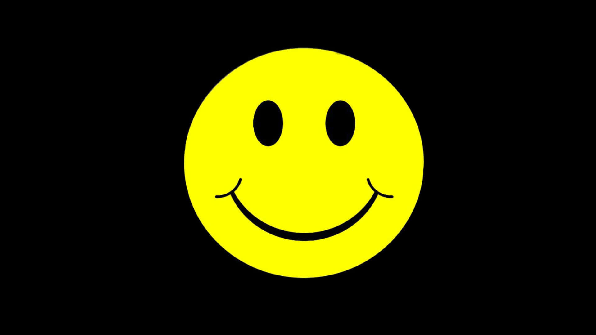 Cute Emoji With Happy Smile Face Background