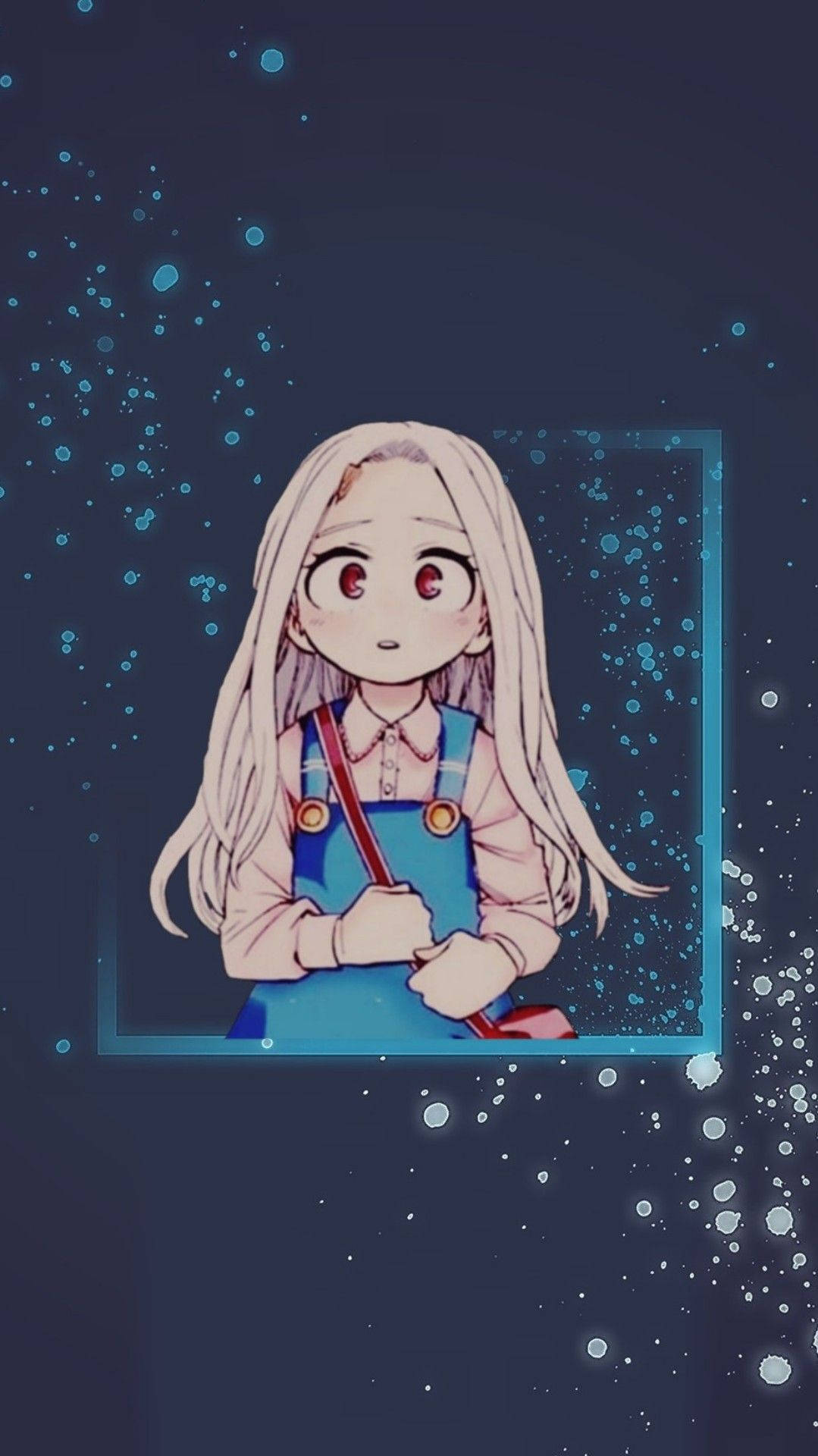 Cute Eri On Dark Blue Background Background