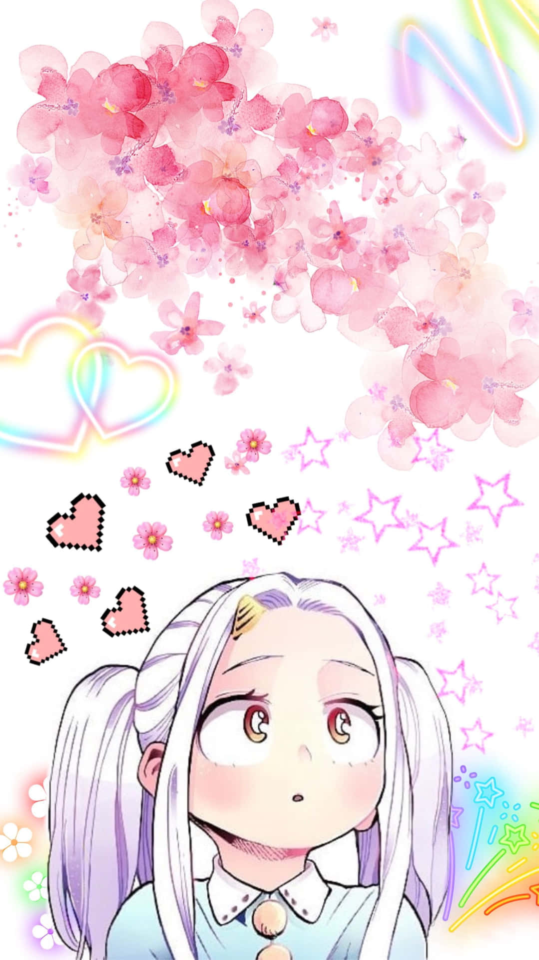 Cute Eri With Girly Decorations Background