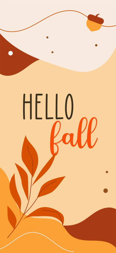 Cute Fall Phone 473 X 1024 Background