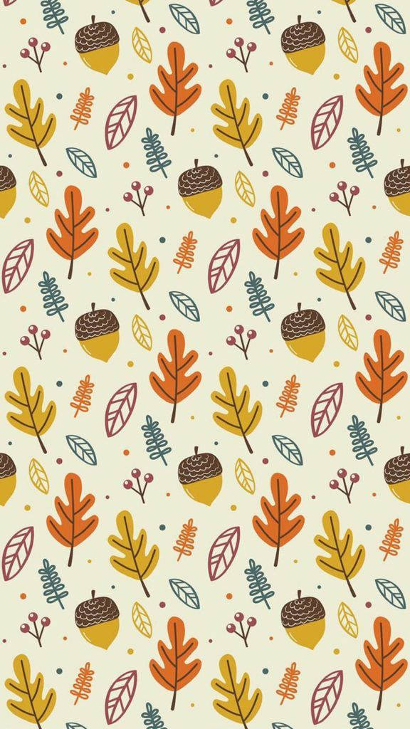 Cute Fall Phone 576 X 1024 Background