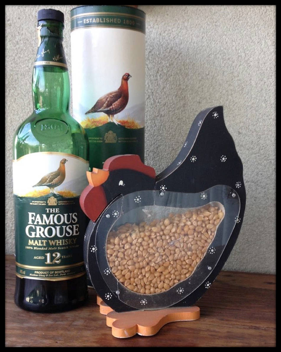 Cute Famous Grouse 12 Years Malt Whiskey Background