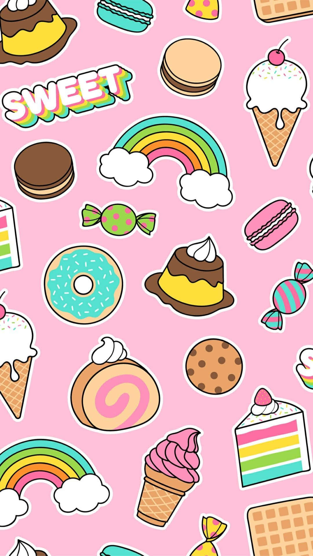 Cute Food Iphone Sweets Background