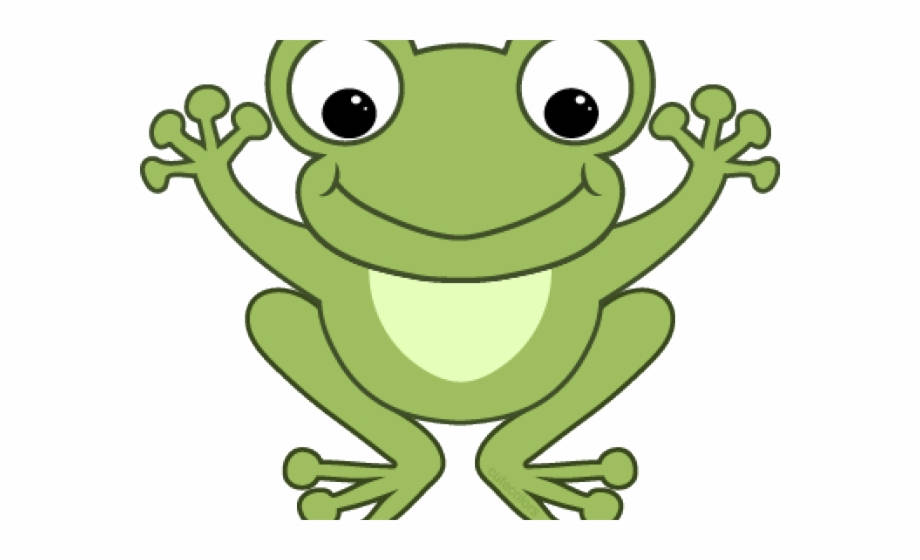 Cute Frog Clipart Background