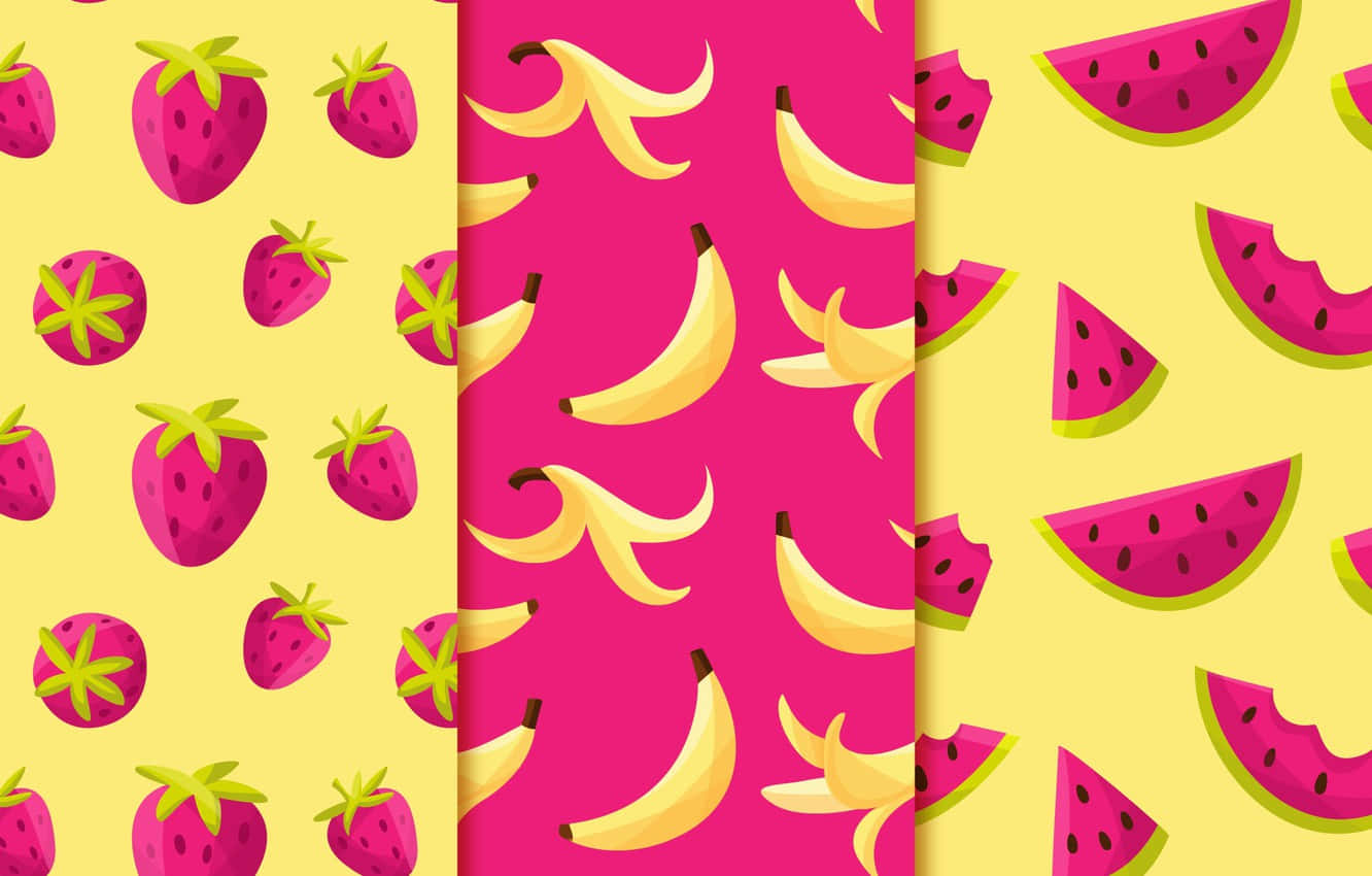 Cute Fruit Three Wallpapers Background