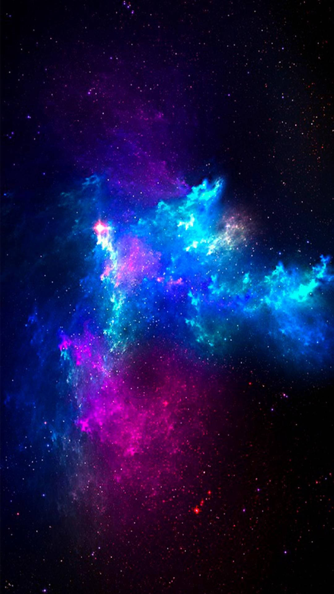 Cute Galaxy With Glowing Clouds Background