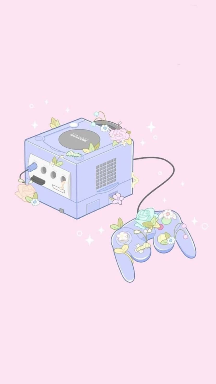 Cute Gaming Kawaii Gamecube Background