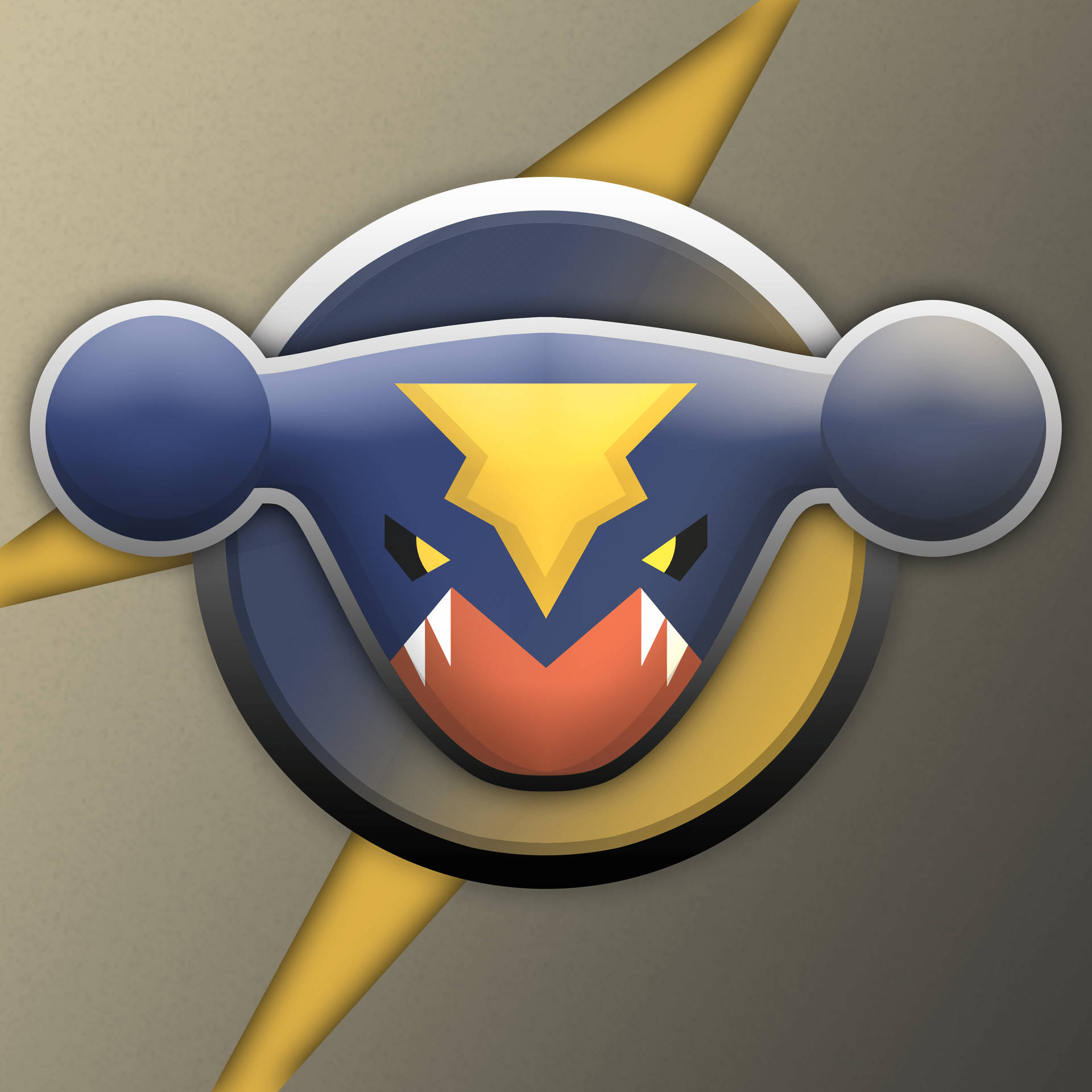 Cute Garchomp Logo Background