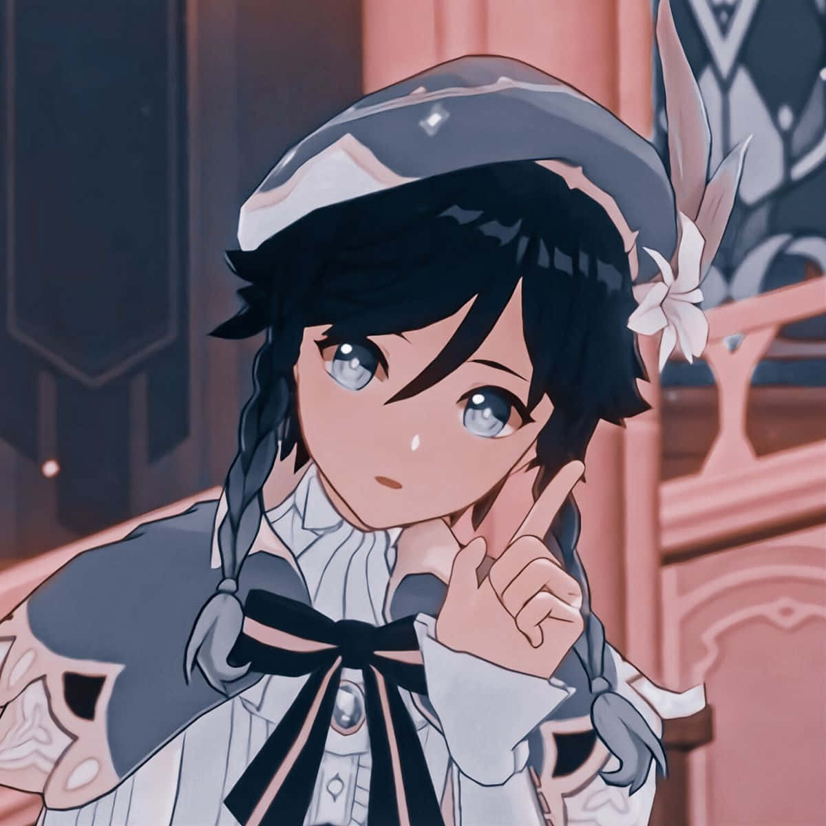 Cute Genshin Venti Pfp Background