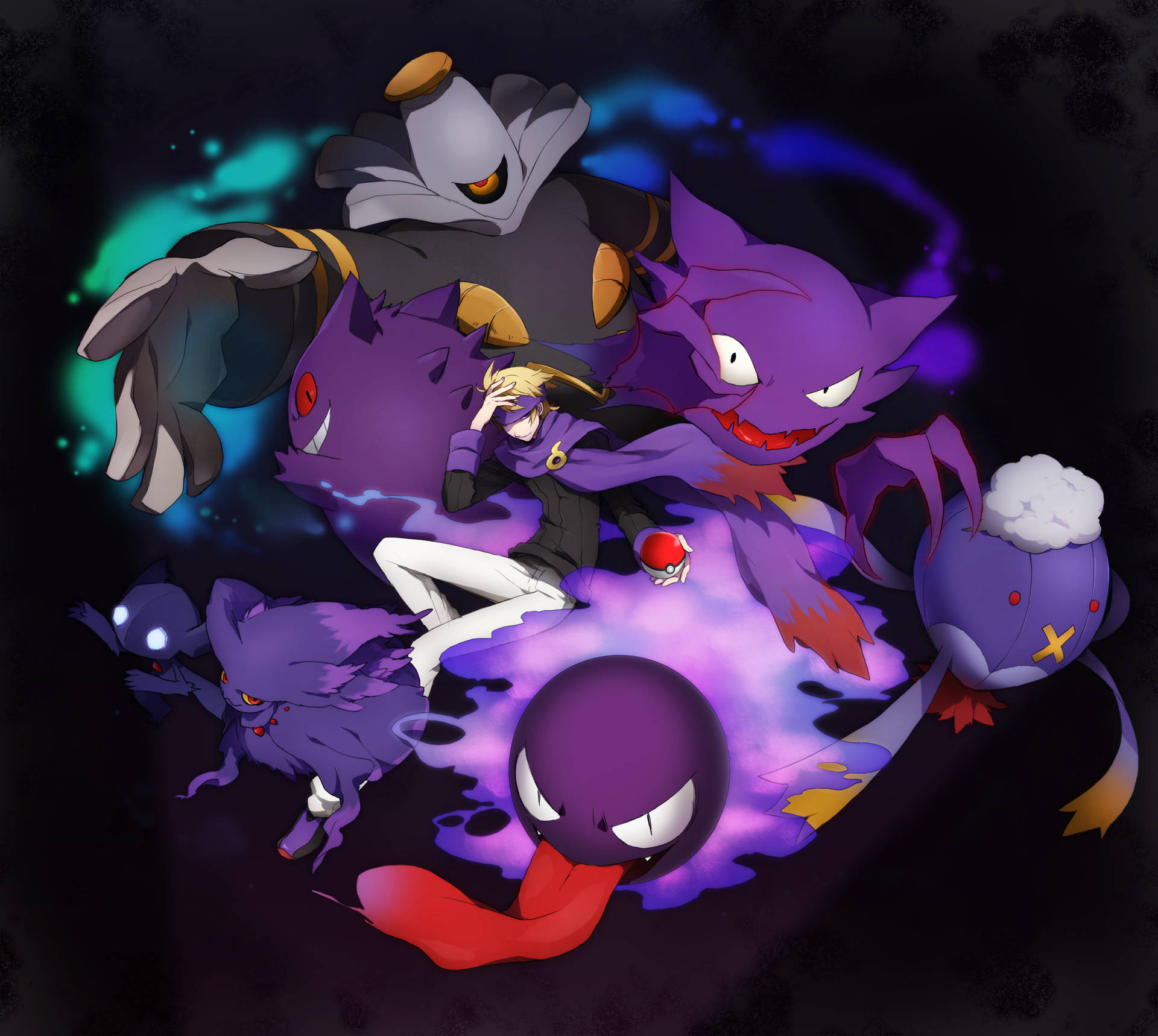 Cute Ghost Pokemon Background