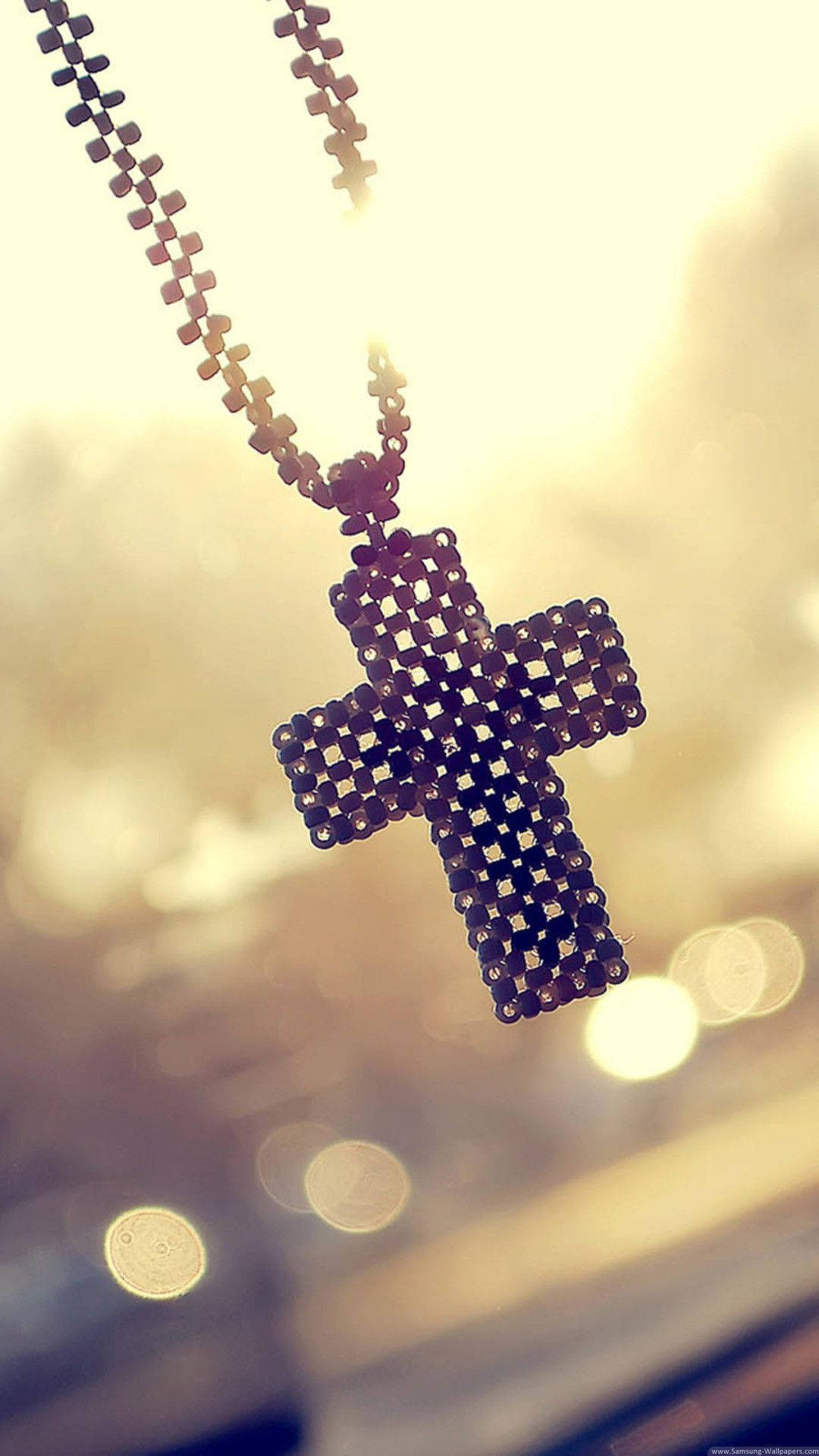 Cute Girly Cross Accessory Background