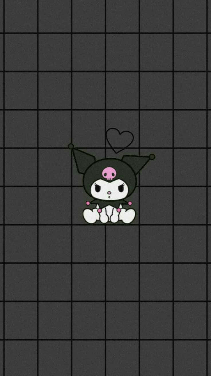Cute Gothic Kuromi Background