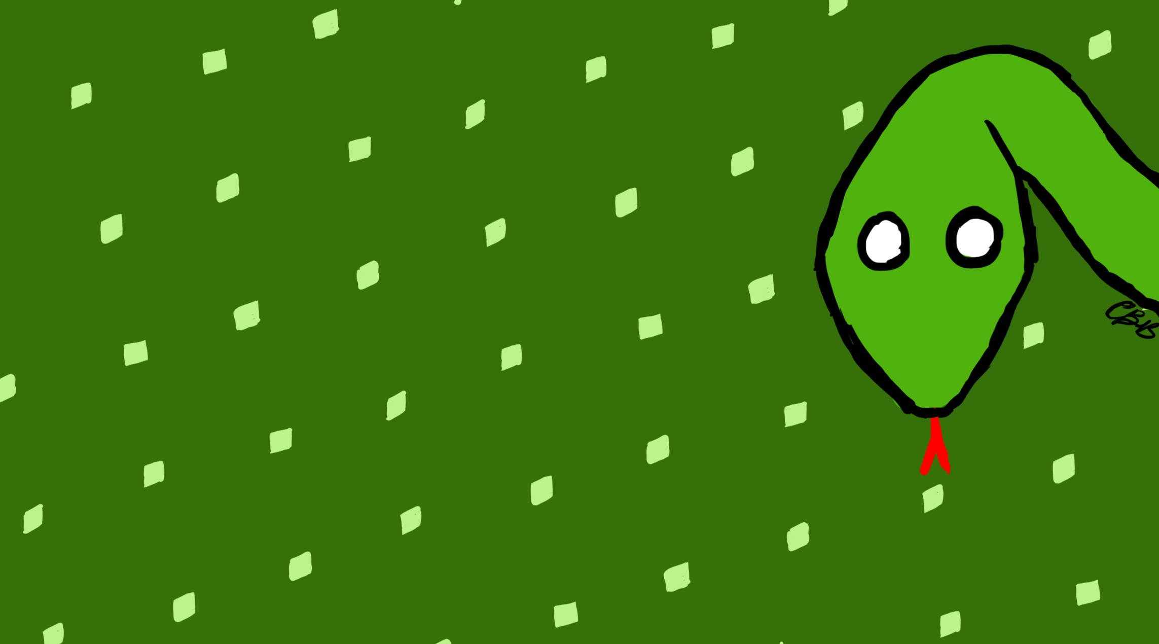 Cute Green Slytherin Pattern Background