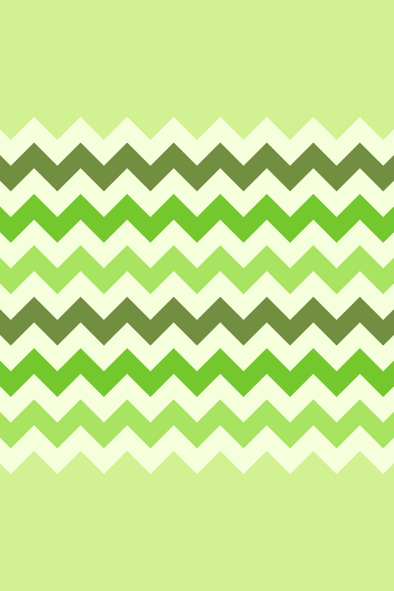 Cute Green Zigzag Pattern Background
