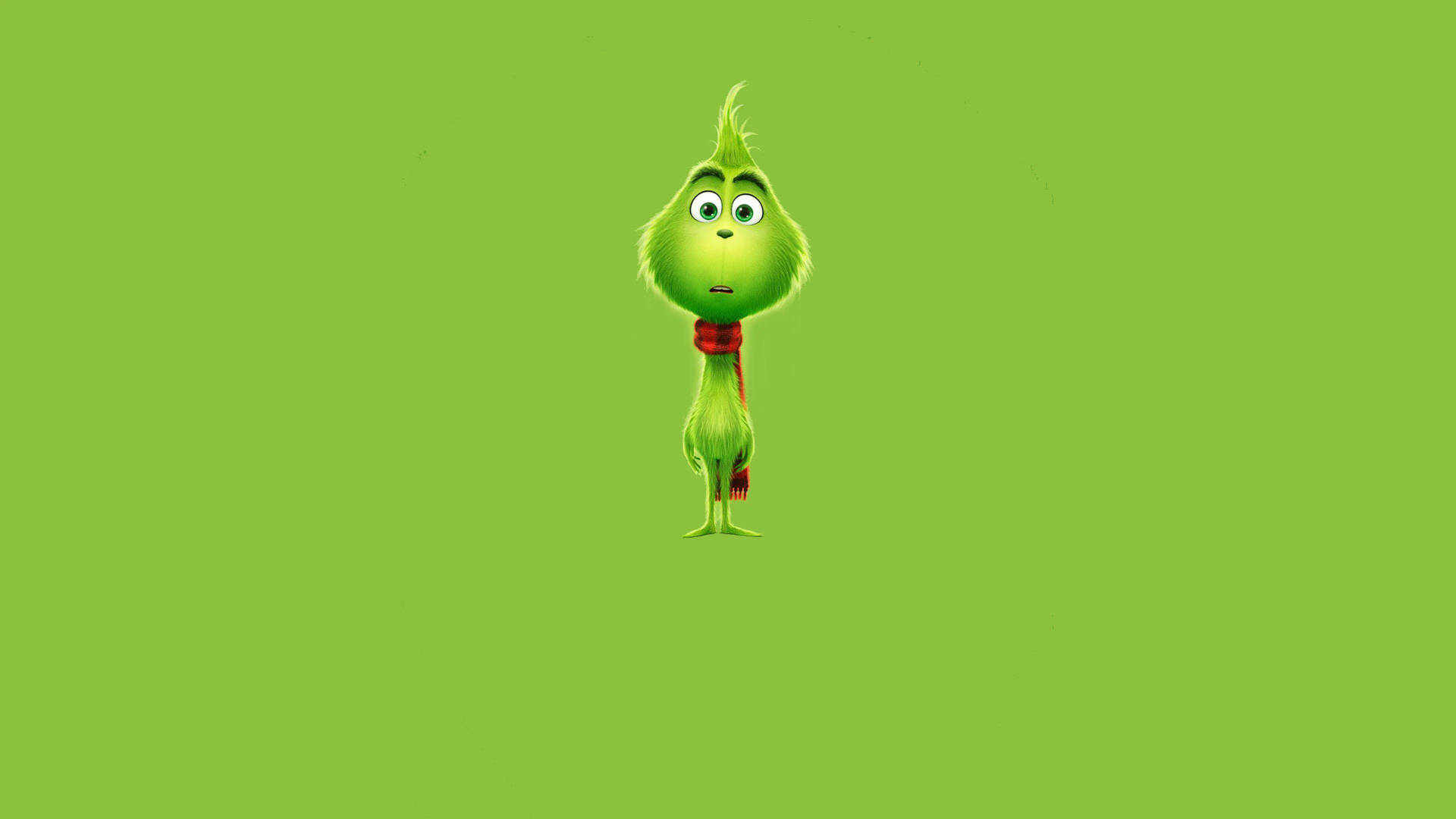 Cute Grinch Green Poster Background