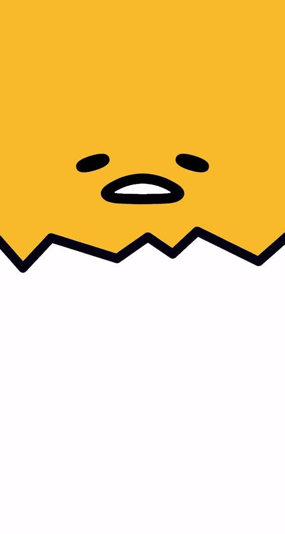 Cute Gudetama Aesthetic Background