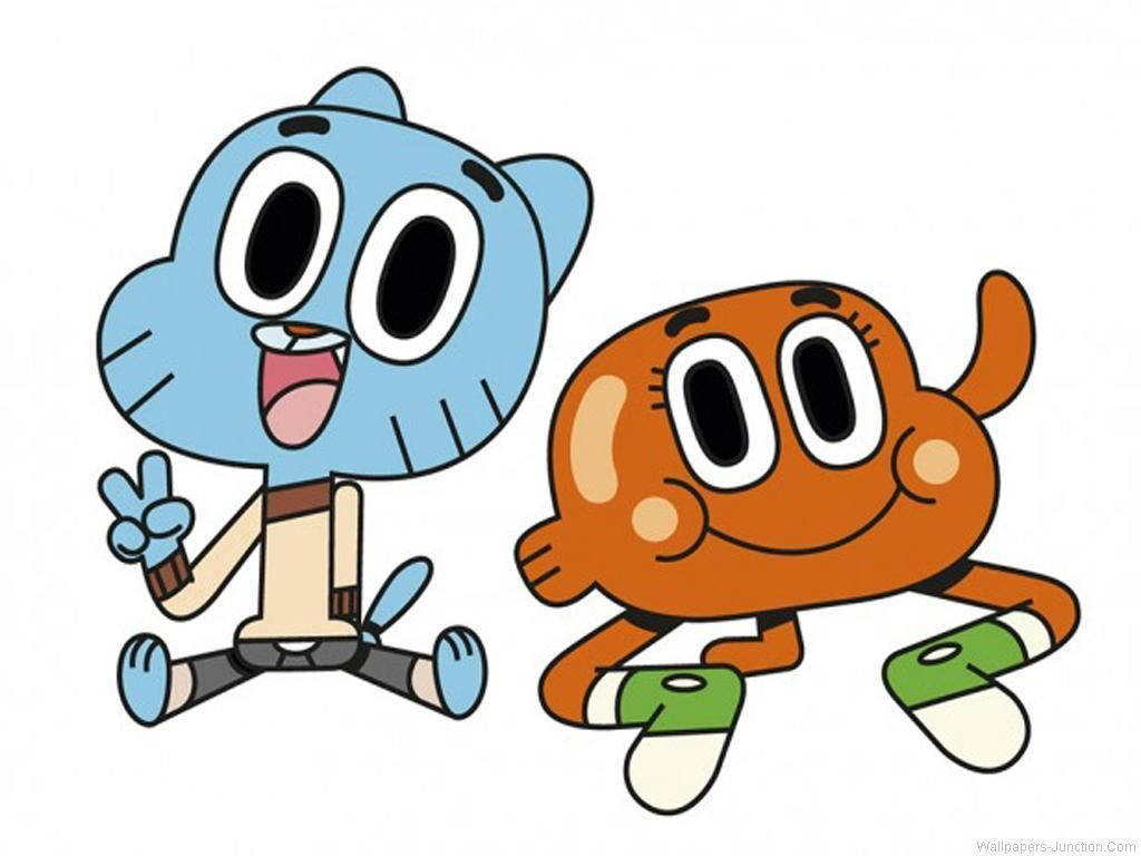 Cute Gumball And Darwin Background