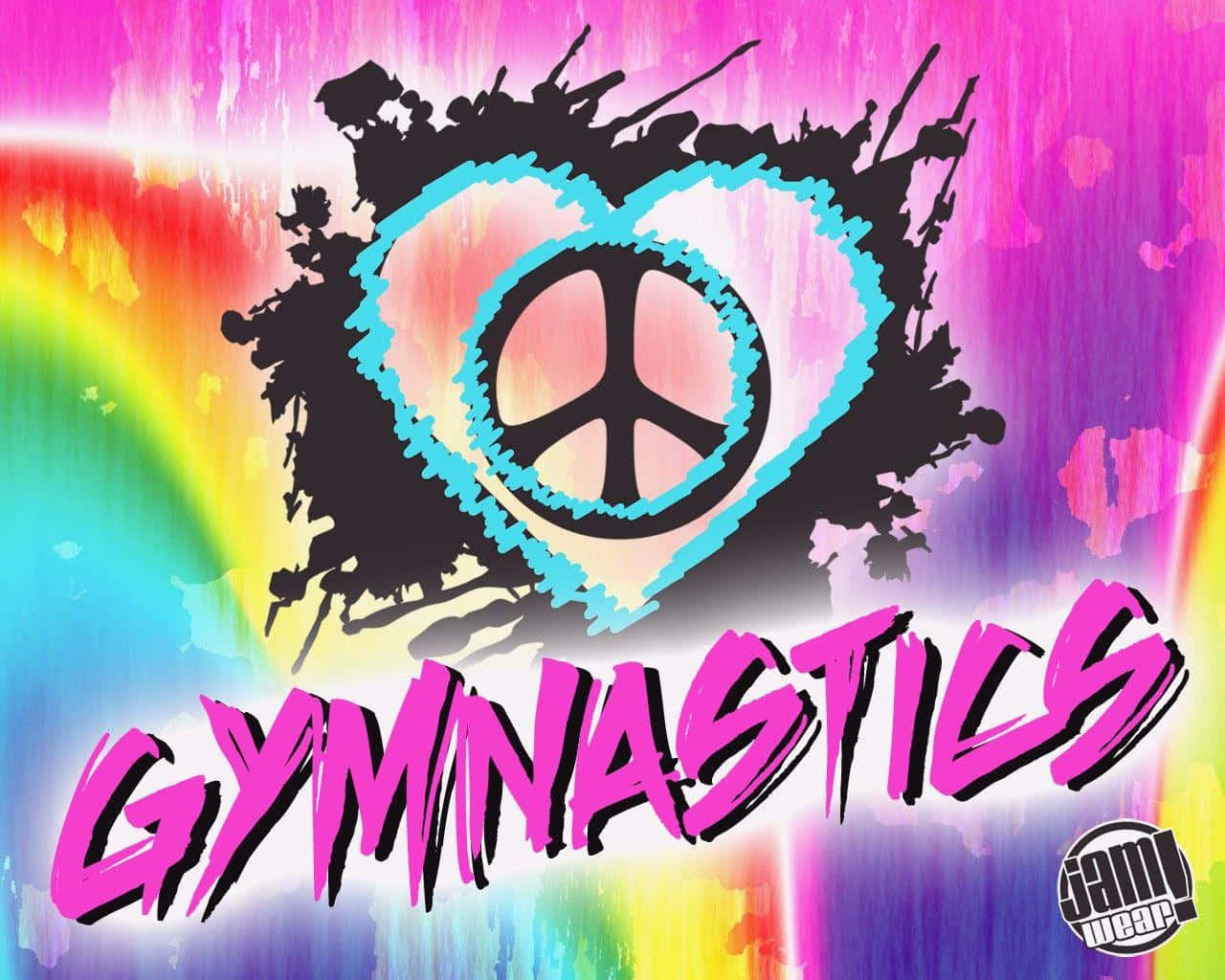 Cute Gymnastics Jam Wear Poster Background
