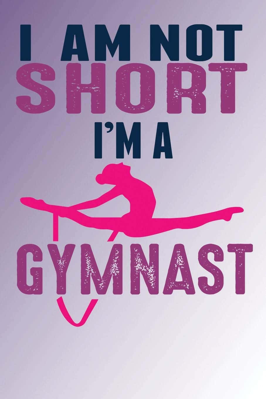 Cute Gymnastics Quote Background