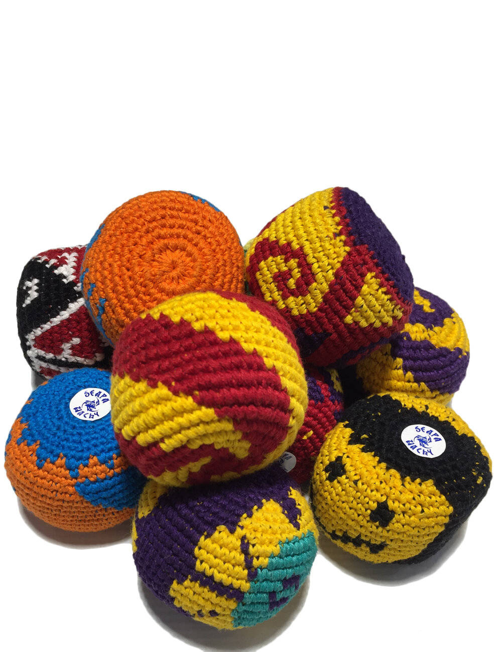 Cute Hacky Sack Crochet Seapa Background