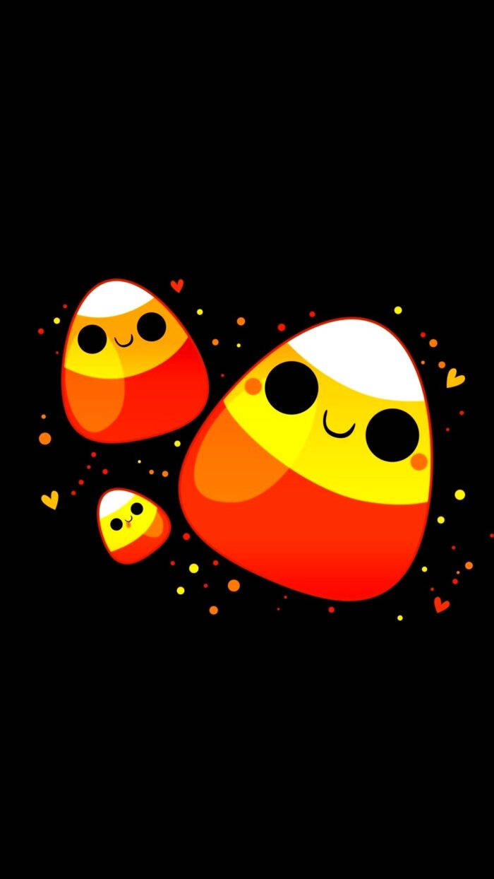 Cute Halloween Eggs Iphone Background