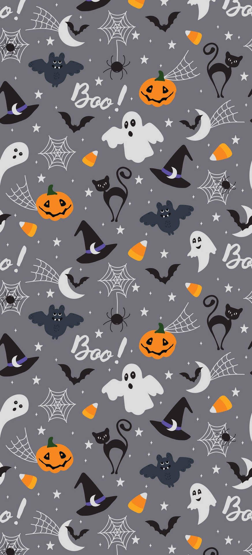 Cute Halloween Phone Gray