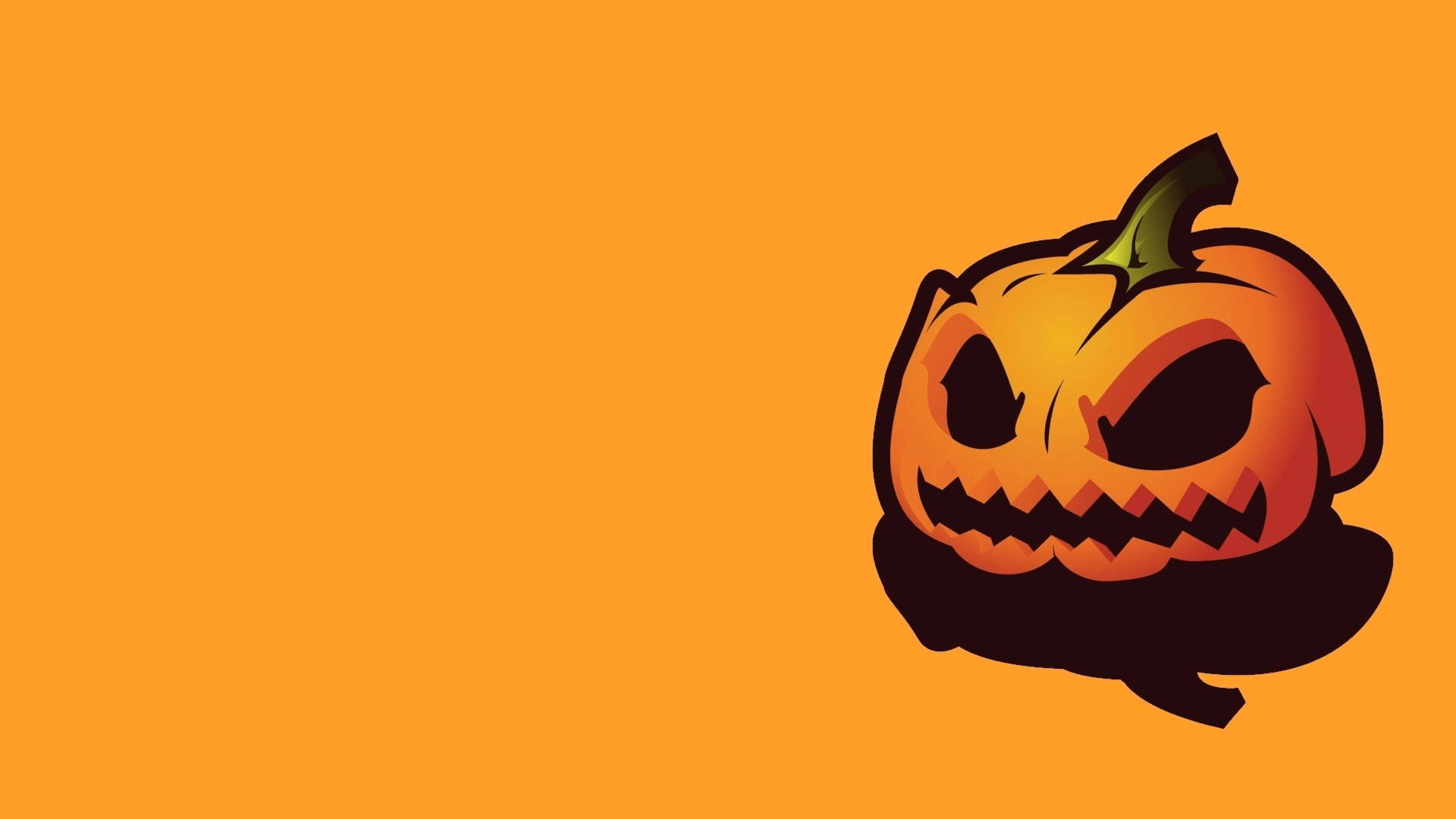 Cute Halloween Pumpkin Art Background