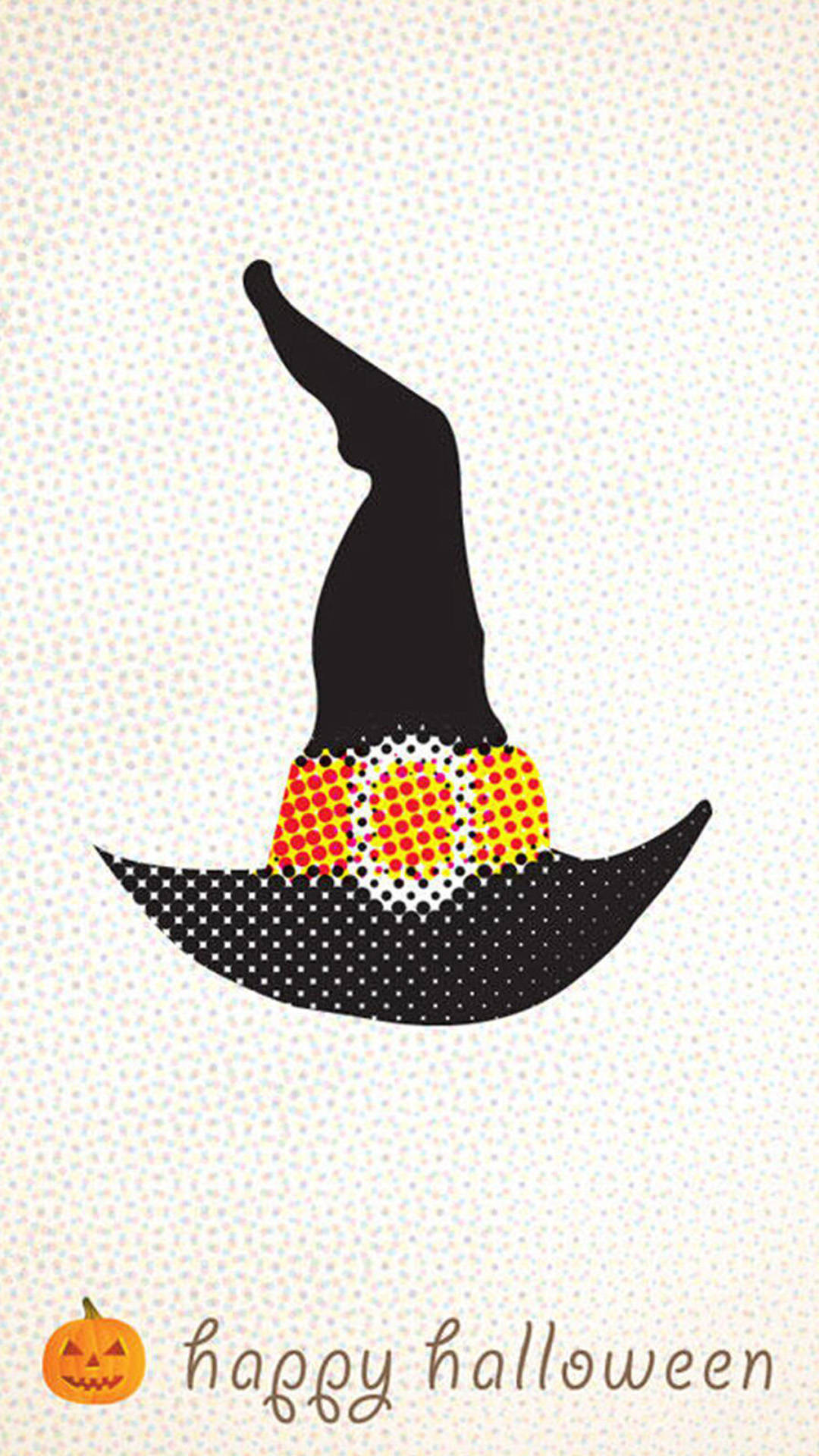 Cute Halloween Witch Hat Iphone Background