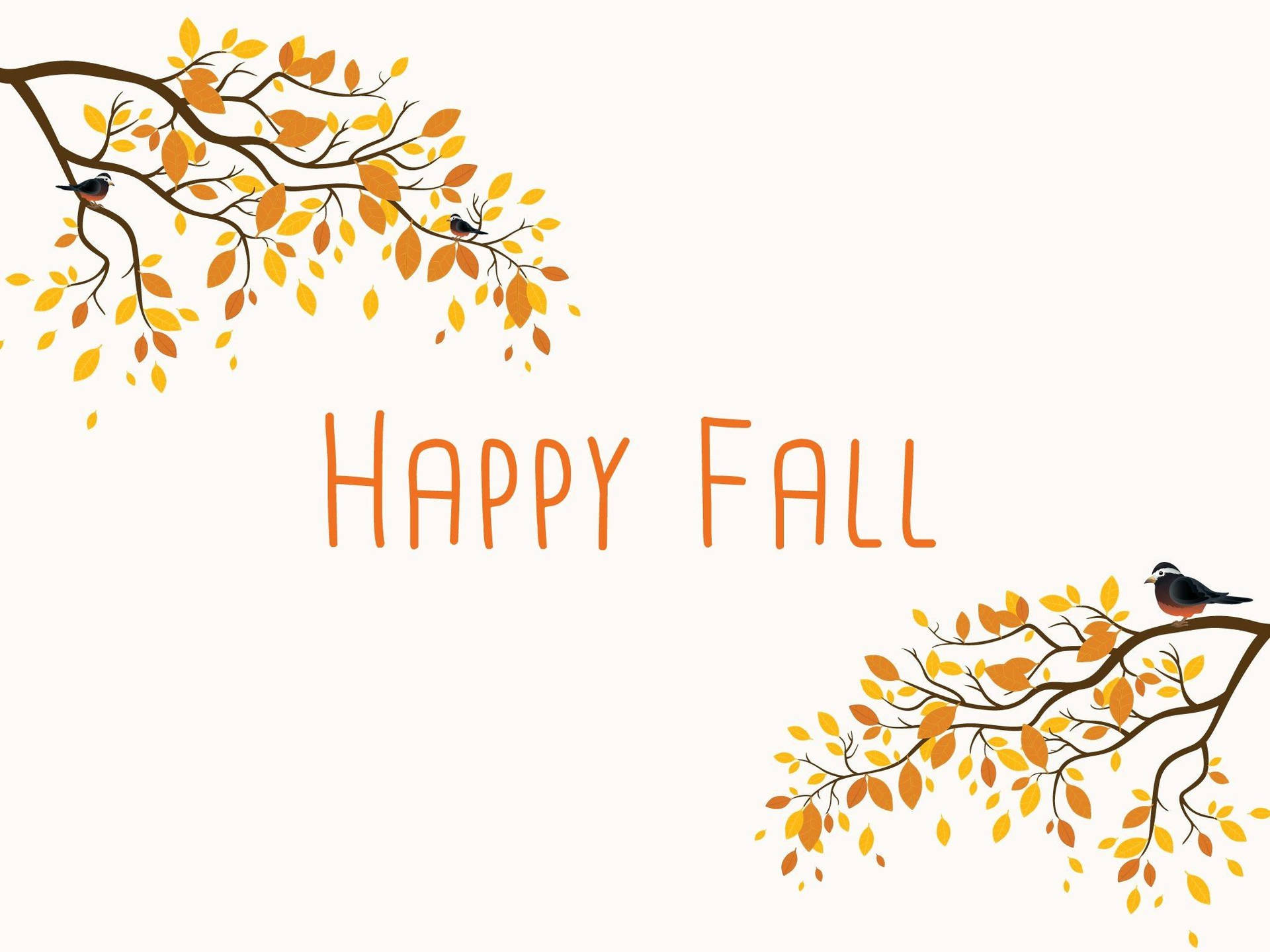 Cute Happy Fall Background